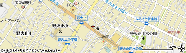 カーコン車検金子自動車　新座駅南口店周辺の地図