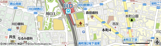 マルエツ川口キュポラ店周辺の地図