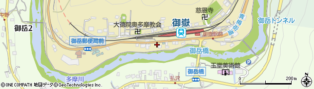 東京都青梅市御岳本町266周辺の地図