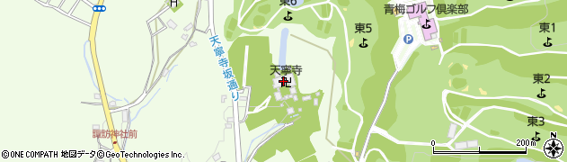 天寧寺周辺の地図