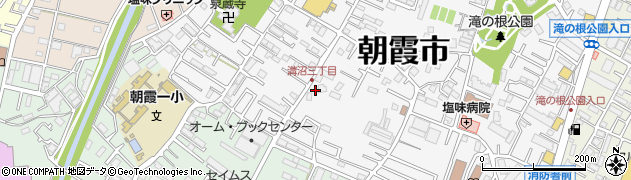 埼玉県朝霞市溝沼3丁目周辺の地図