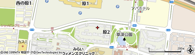 千葉県印西市原周辺の地図