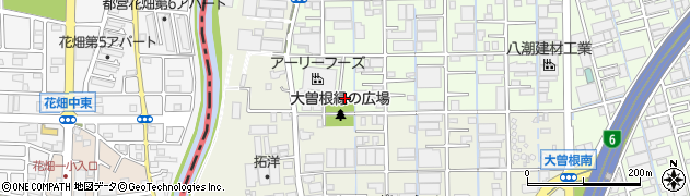 埼玉県八潮市大曽根1313周辺の地図