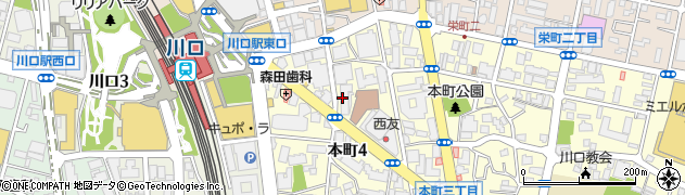 ＧＡＲＯ川口店周辺の地図