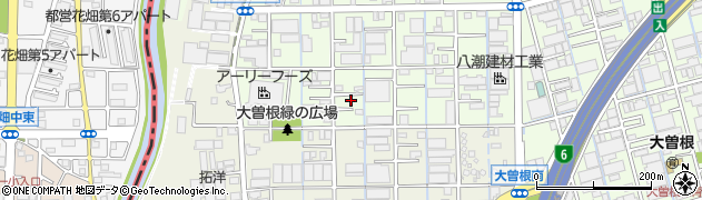 埼玉県八潮市大曽根1340周辺の地図