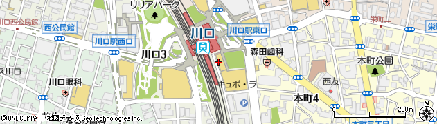 松のや 川口店周辺の地図