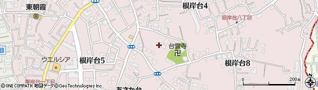 埼玉県朝霞市根岸台周辺の地図