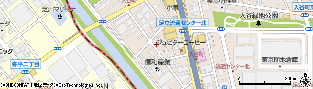 東京都足立区入谷7丁目14-6周辺の地図