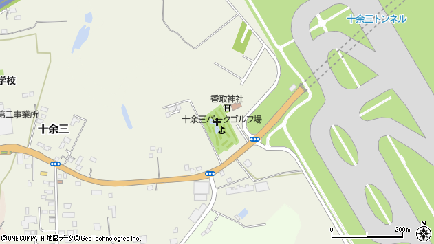 〒282-0009 千葉県成田市十余三（成田国際空港内）の地図