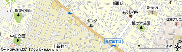 株式会社ホンダカーズ狭山中央　新所沢店サービス工場周辺の地図