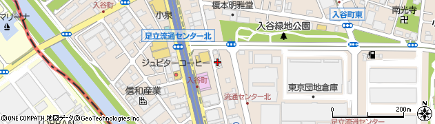 東京都足立区入谷7丁目7-20周辺の地図