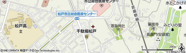 千葉県松戸市千駄堀1018周辺の地図
