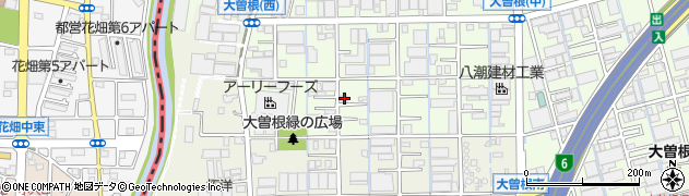埼玉県八潮市大曽根1341周辺の地図