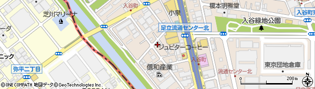 東京都足立区入谷7丁目14-8周辺の地図