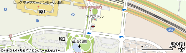 京葉銀行印西牧の原支店 ＡＴＭ周辺の地図