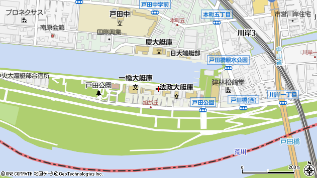 〒335-0024 埼玉県戸田市戸田公園の地図
