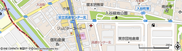東京都足立区入谷7丁目7-25周辺の地図