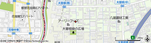 埼玉県八潮市大曽根1316周辺の地図