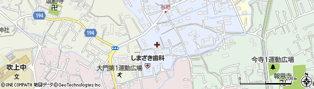 東京都青梅市谷野52周辺の地図
