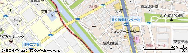 東京都足立区入谷7丁目12周辺の地図