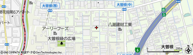 埼玉県八潮市大曽根1366周辺の地図