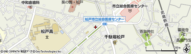 千葉県松戸市千駄堀1561周辺の地図