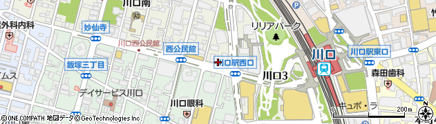 川口会計アカデミー　西口校周辺の地図