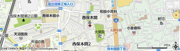 東京都足立区西保木間2丁目17-5周辺の地図