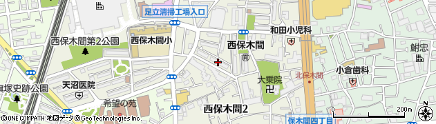 東京都足立区西保木間2丁目17-7周辺の地図