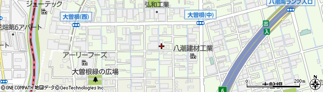 埼玉県八潮市大曽根1379周辺の地図