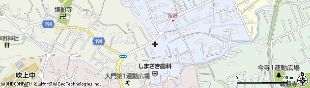 東京都青梅市谷野61周辺の地図
