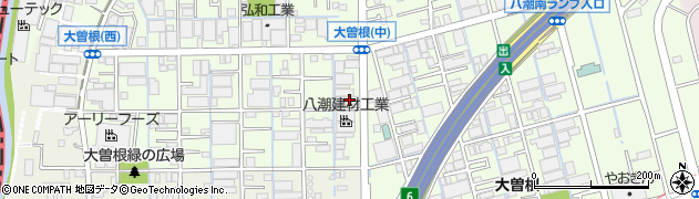 埼玉県八潮市大曽根1411周辺の地図