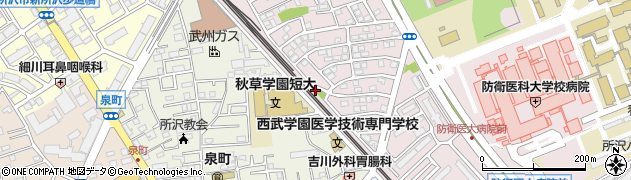 弥生南公園周辺の地図