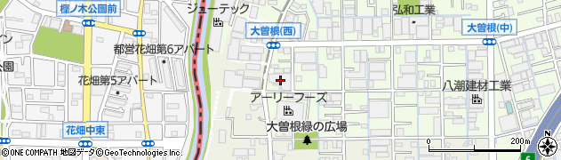 埼玉県八潮市大曽根1303周辺の地図