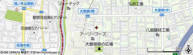 埼玉県八潮市大曽根1319周辺の地図