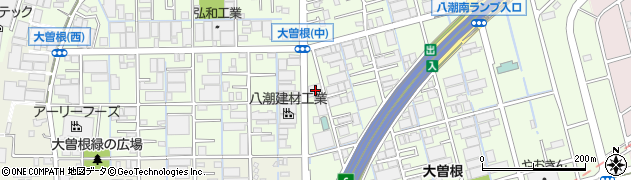 埼玉県八潮市大曽根1443周辺の地図