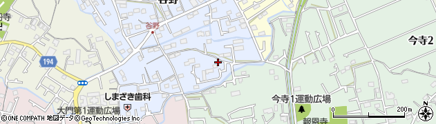 東京都青梅市谷野10周辺の地図