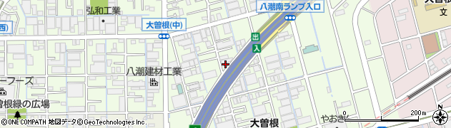 埼玉県八潮市大曽根1500周辺の地図