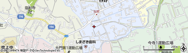 東京都青梅市谷野47周辺の地図