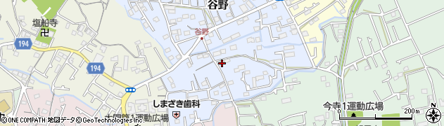 東京都青梅市谷野36周辺の地図