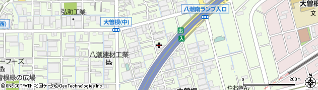 埼玉県八潮市大曽根1498周辺の地図