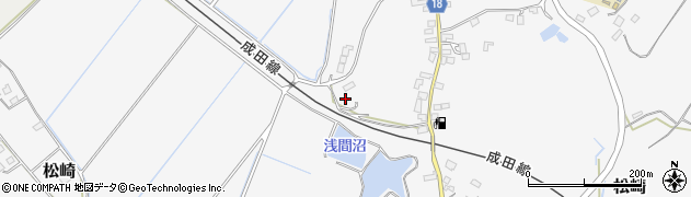 千葉県成田市松崎2080周辺の地図
