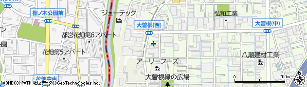 埼玉県八潮市大曽根1300周辺の地図