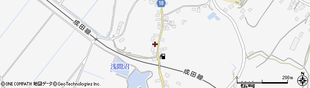 千葉県成田市松崎2105周辺の地図