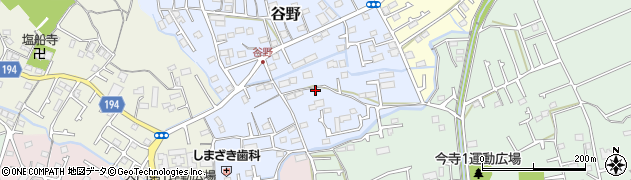 東京都青梅市谷野25周辺の地図