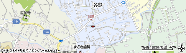 東京都青梅市谷野39周辺の地図