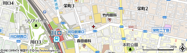 三菱ＵＦＪ銀行川口駅東口 ＡＴＭ周辺の地図