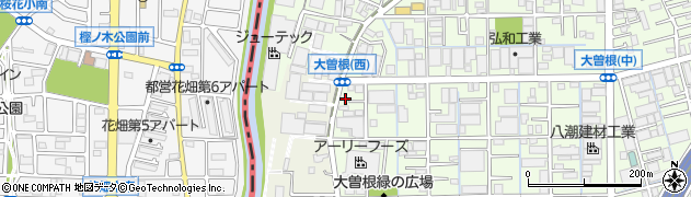 埼玉県八潮市大曽根1297周辺の地図