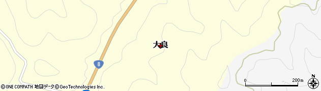 福井県南越前町（南条郡）大良周辺の地図
