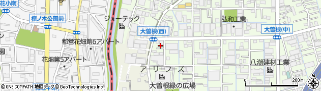 埼玉県八潮市大曽根1295周辺の地図